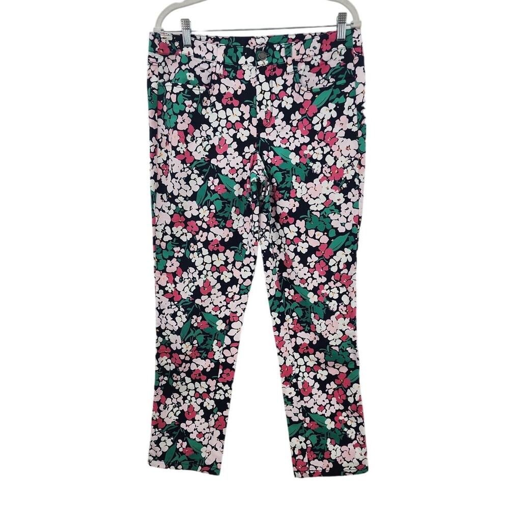 Brooks Brothers‎ Natalie Fit Womens Floral Stretch Golf Pants Size 10